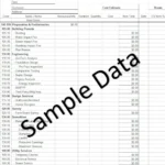 Example Project Cost Spreadsheet Template www.ifyourhousecouldtalk.com