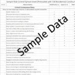 Sample Risk Control Spreadsheet Template www.ifyourhousecouldtalk.com